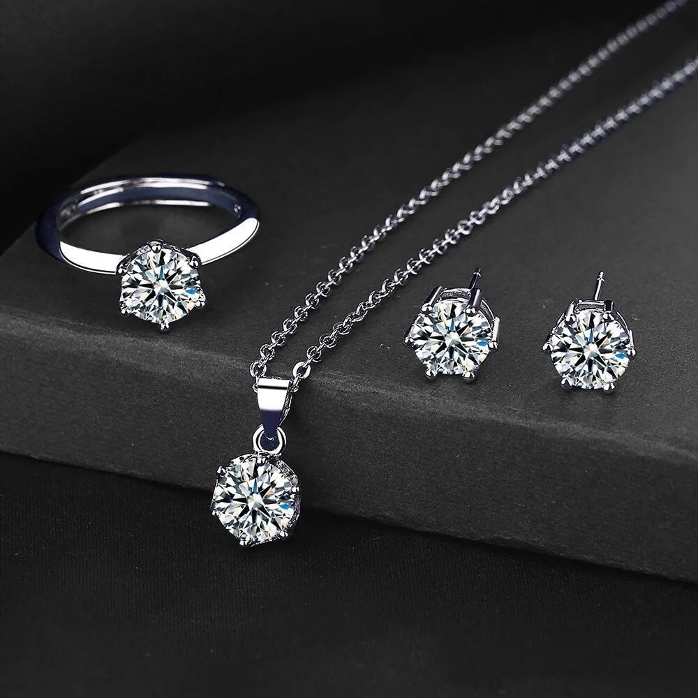Moissanite Trio Set - 1 ct